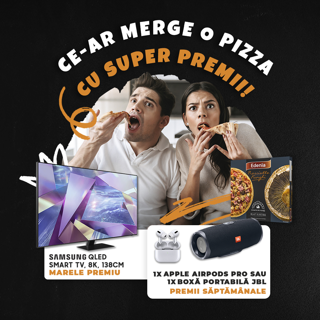 Ce-ar merge o pizza cu super premii